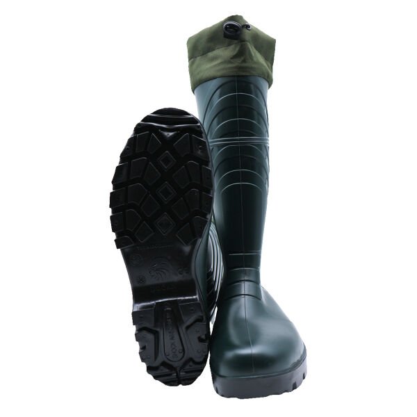 DFT Hunter Yeşil PVC Konçlu Çizme No: 44 (Çift)