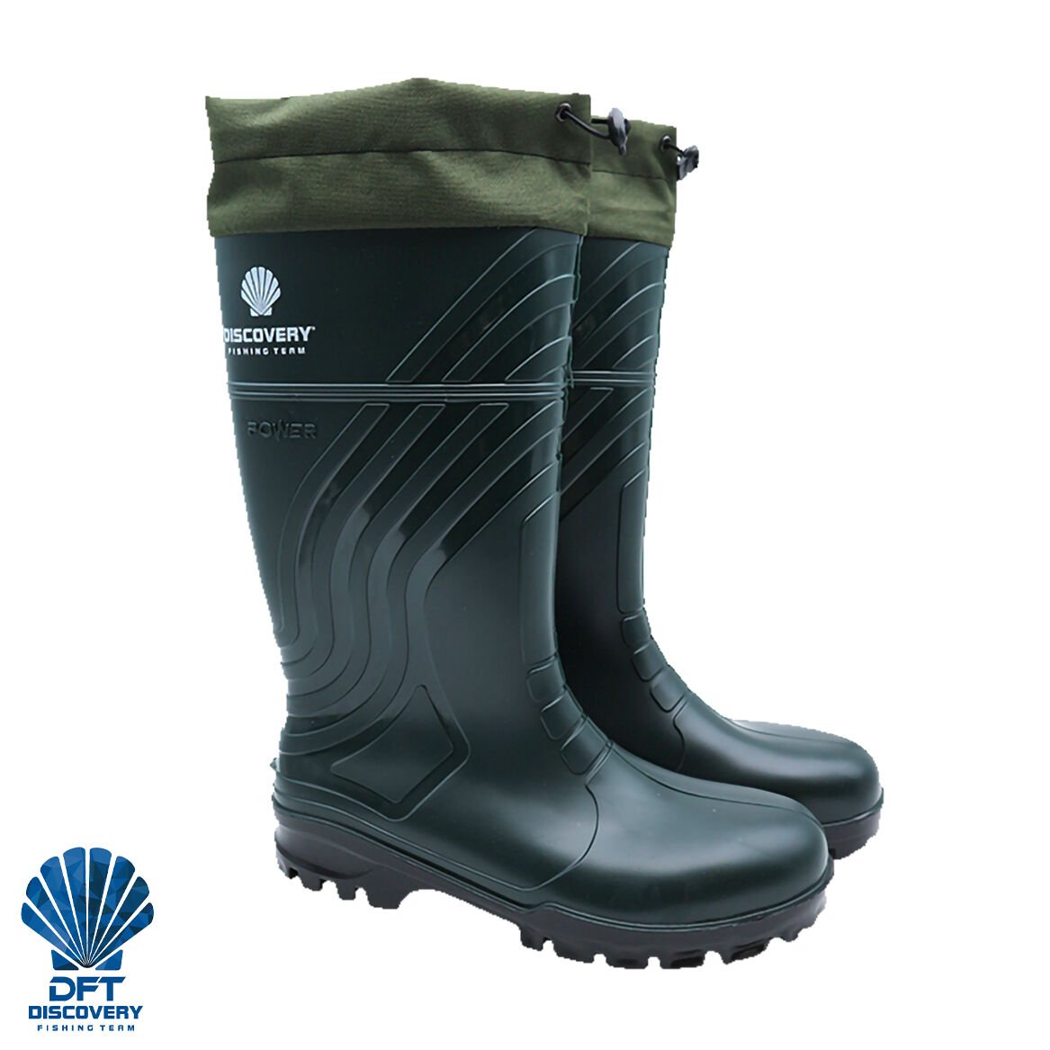 DFT Hunter Yeşil PVC Konçlu Çizme No: 41 (Çift)