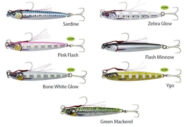 Savage gear 3D Jig Minnow 40 gr 9,3 cm Sahte Balık Bone White Glow
