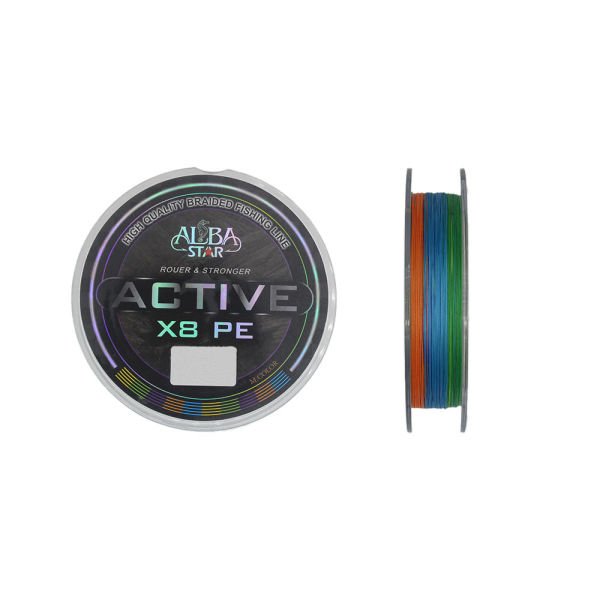 Albastar Active 8x İp Misina MULTICOLOR - 0.13MM - 150M - 13.2KG