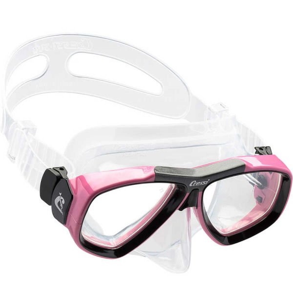 Cressi Focus Dalış Maskesi CLEAR-PINK