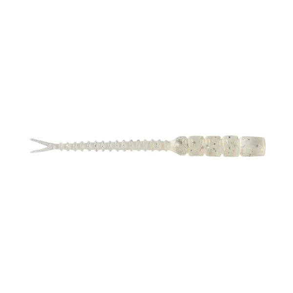 Mustad Aji Hellgramite Silikon Kurt 001 - CLEAR RBOW GLITTER - 5CM - 12Lİ