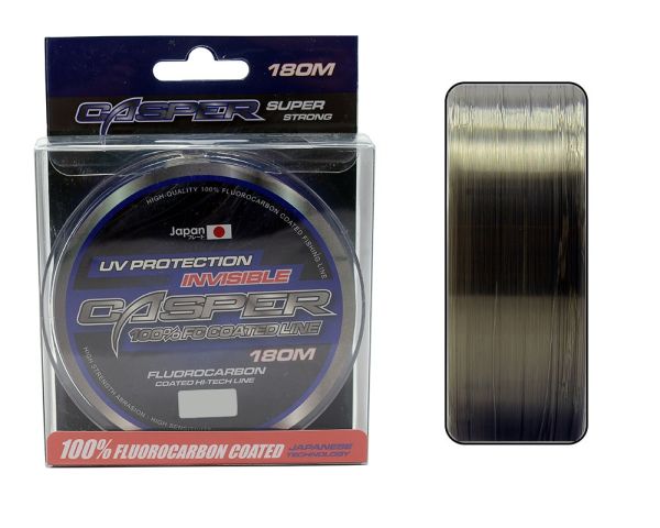 Captain Casper İnvisible %100 FC COATED Misina 180mt 0.24 mm