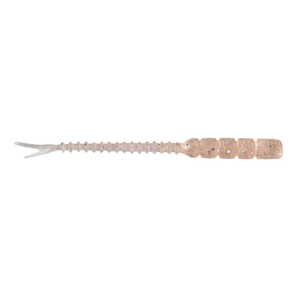 Mustad Aji Hellgramite Silikon Kurt 010 - UV CLEAR RED GLTTR - 5CM - 12Lİ