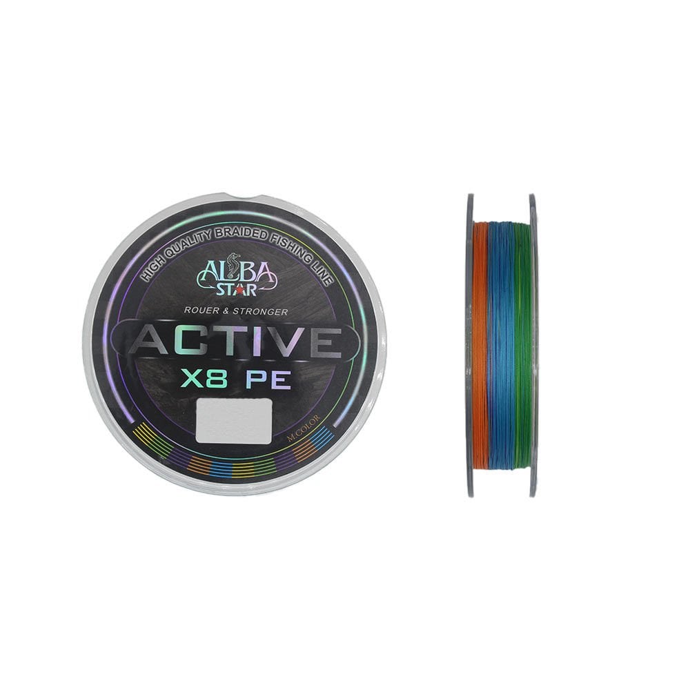 Albastar Active 8x İp Misina MULTICOLOR - 0.15MM - 300M - 15.6KG