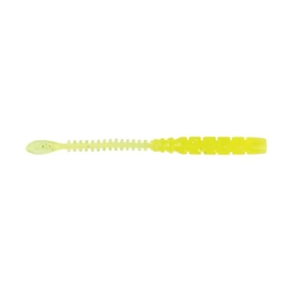 Mustad Aji Beaver Tail Silikon Kurt 005 - CLEAR CHARTREUSE - 64MM - 12Lİ