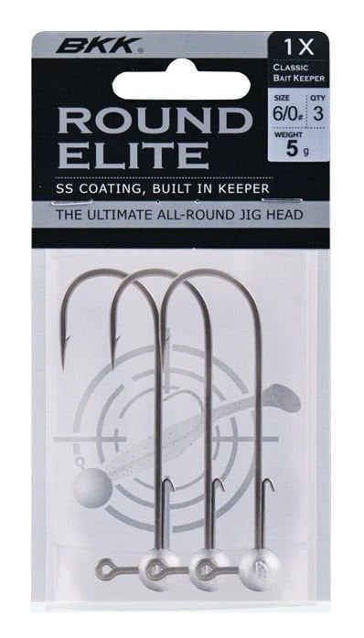 BKK Round Elite-Classic Bait Keeper Jighead 1/0 12gr