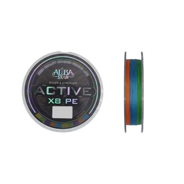Albastar Active 8x İp Misina MULTICOLOR - 0.17MM - 300M - 16KG