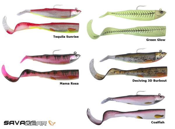 Savage gear Cutbait Herring Kit 20cm 270g Sahte Balık Deciving 3D Burbot (Glow)