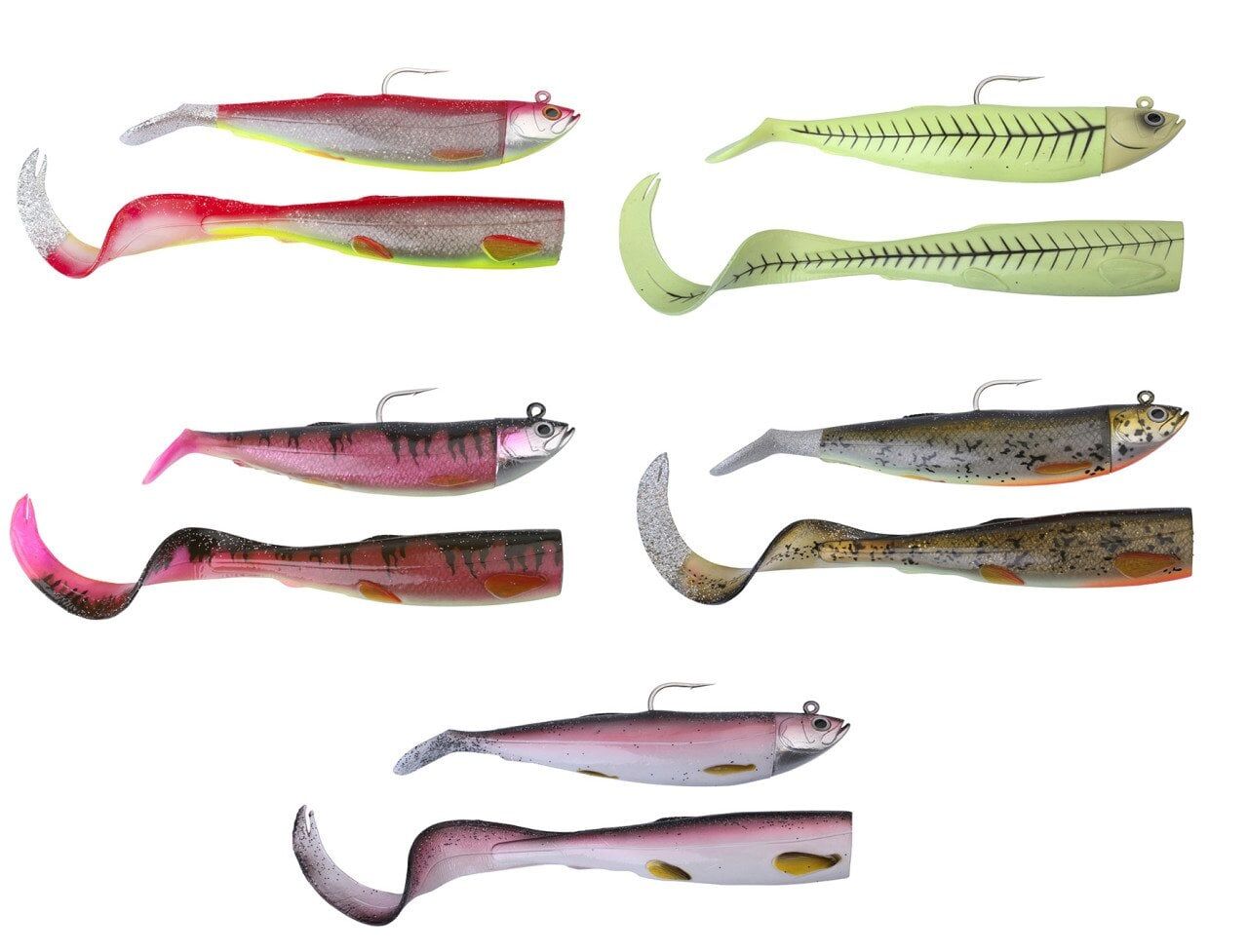 Savage gear Cutbait Herring Kit 20cm 270g Sahte Balık Green Glow