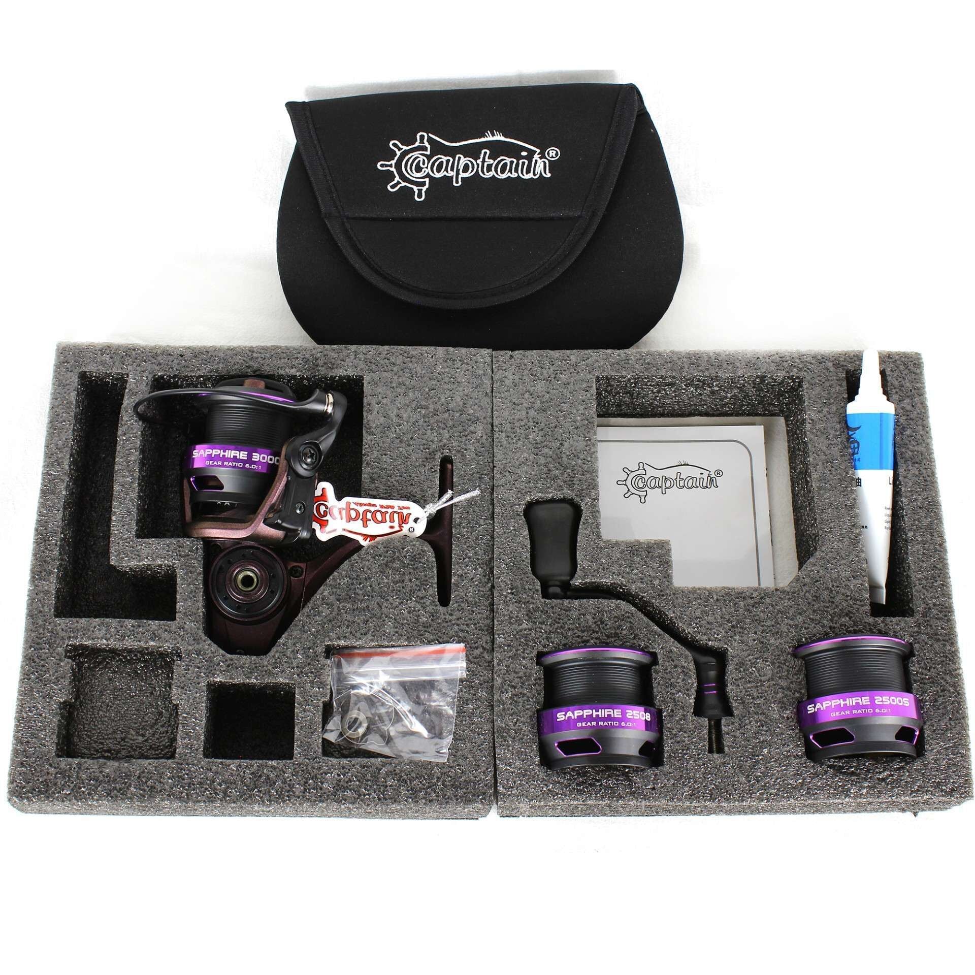 Captain Sapphire PRO 2500-2508-3000 Spin Makine 9+1 BB