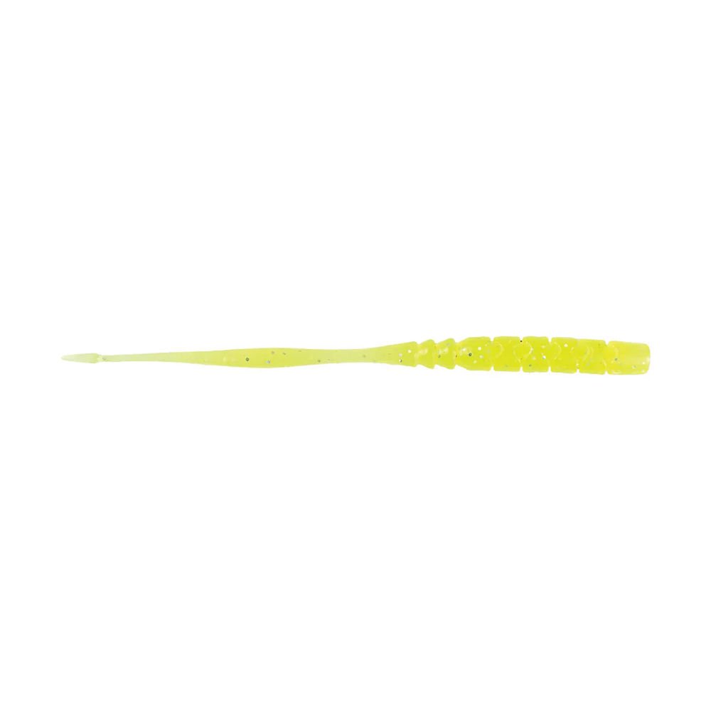 Mustad Aji Straight Tail Silikon Kurt 005 - CLEAR CHARTREUSE - 76MM - 12Lİ