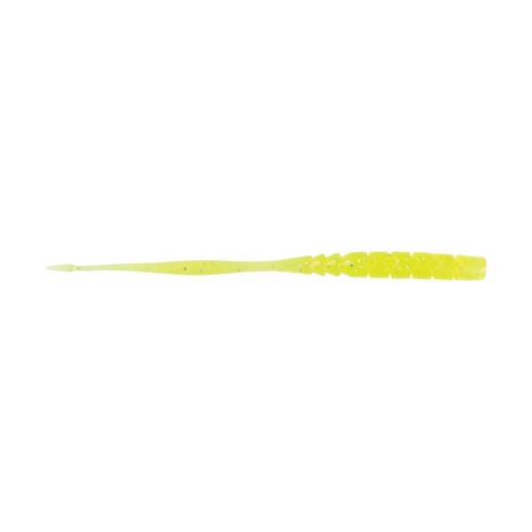 Mustad Aji Straight Tail Silikon Kurt 005 - CLEAR CHARTREUSE - 76MM - 12Lİ