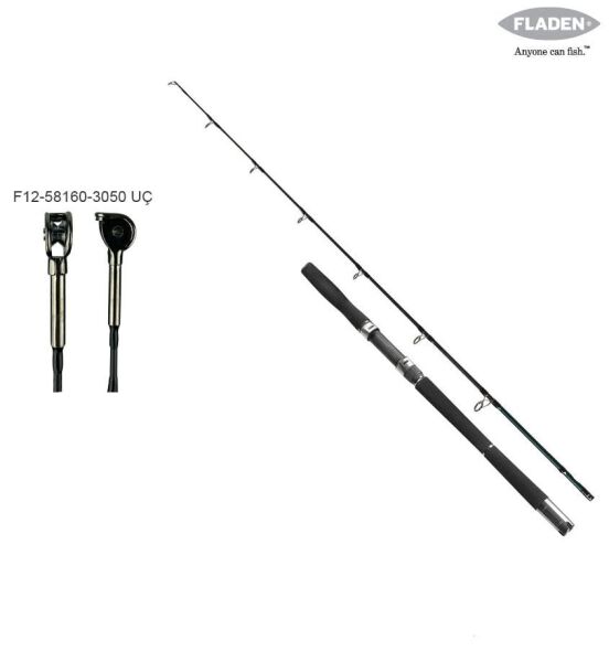 Fladen Maxximus Total Flexx 160 cm 2 Parça Bot Kamışı 160(30-50lbs)