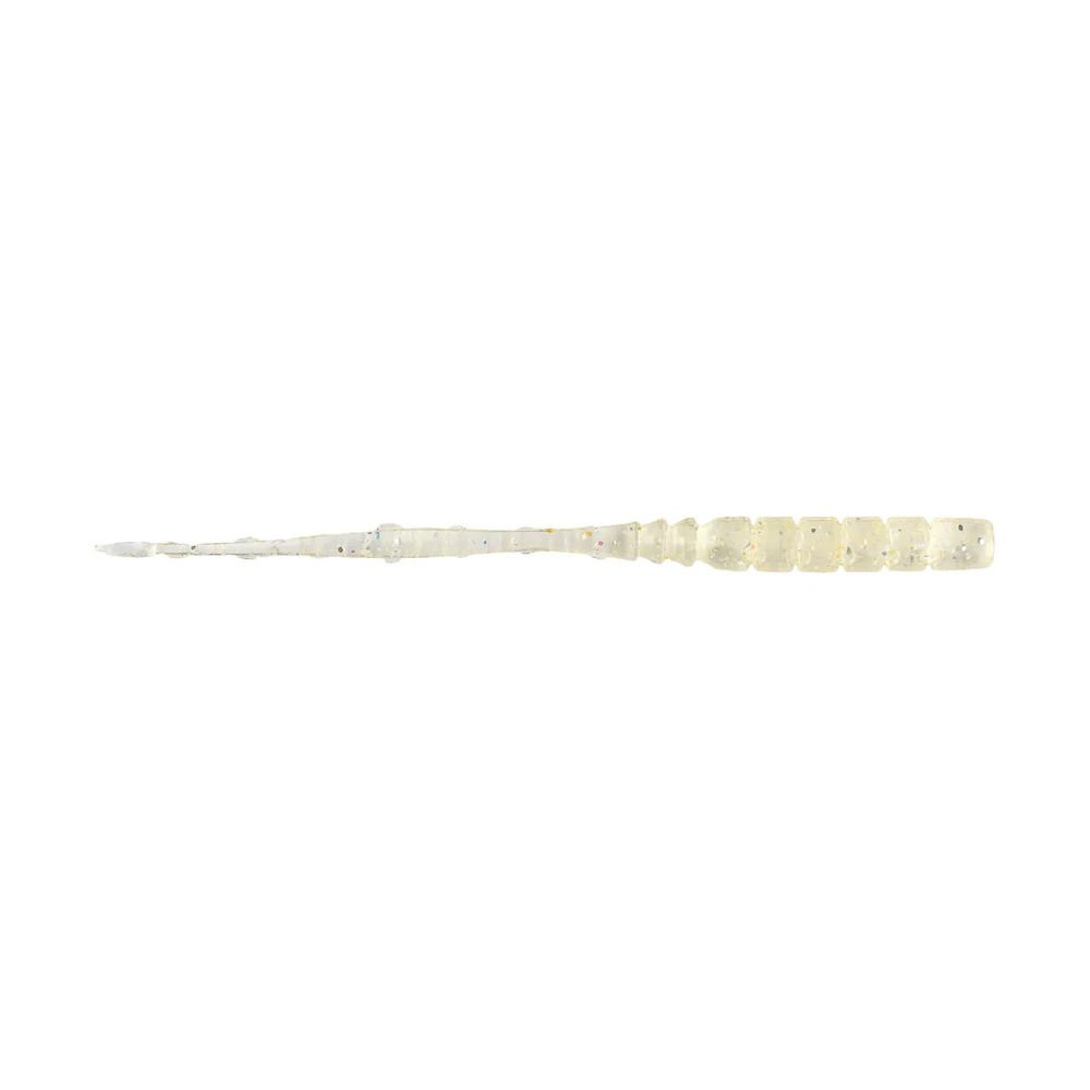 Mustad Aji Straight Tail Silikon Kurt 001 - CL.RAINBOW GLITTER - 76MM - 12Lİ