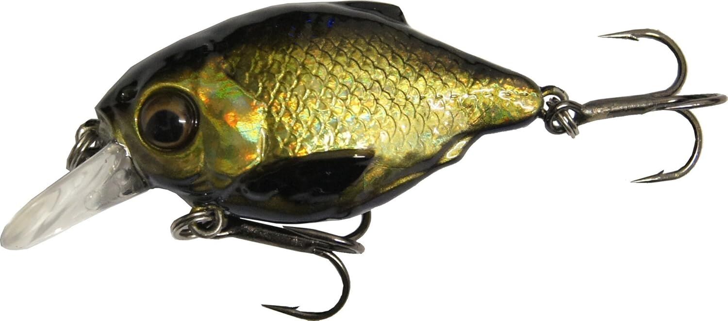 Savage Gear 3D Crucian Crank SR Black 3.4 cm 3.4g Sığ Dalan Maket Balık 0.4-0.7m Yüzme Derinliği