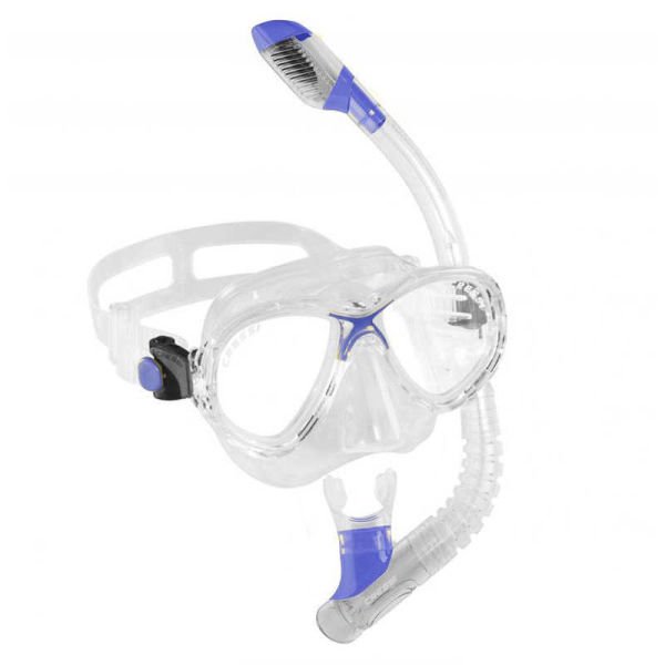 Cressi Junior Marea Maske Minidry Şnorkel Seti CLEAR-BLUE
