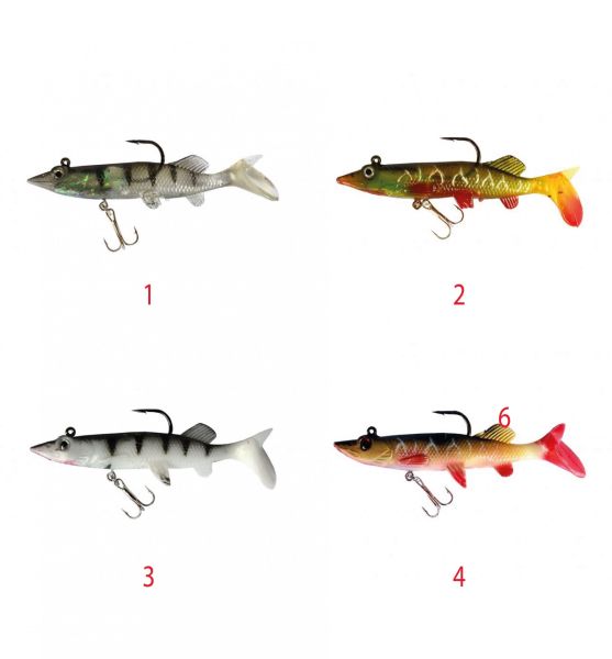 Captain 3546 Steady Pike Soft 10cm Turna Silikonu Suni Balık 2