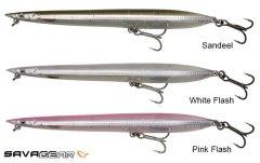 Savage gear  MAG Sandeel Surf Walker 210 41g F Sahte Balık White Flash