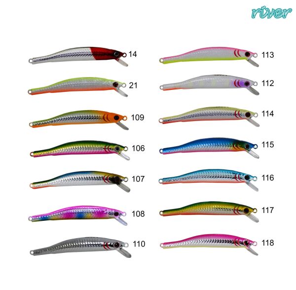RIVER  SPEEDY 80F 8CM 4.8 GR, 04-1.2MT 118