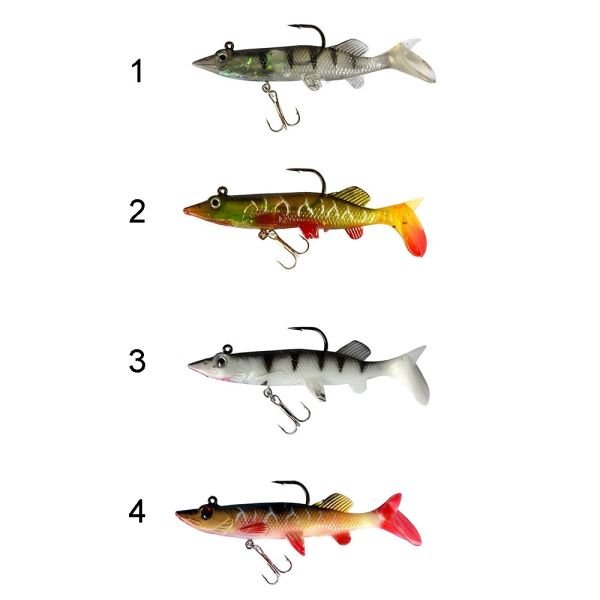 Captain 3547 Steady Pike Soft 12cm Turna Silikonu Suni Balık 1