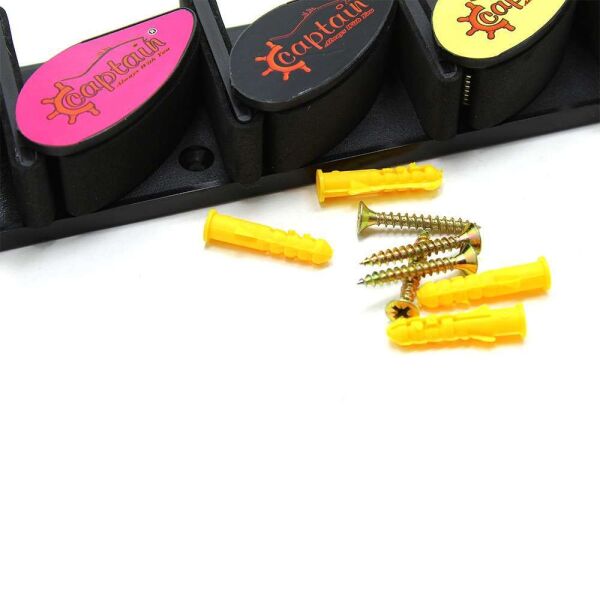 Captain Pro Mini Duvar Tipi 6lı Olta Standı 30x5cm