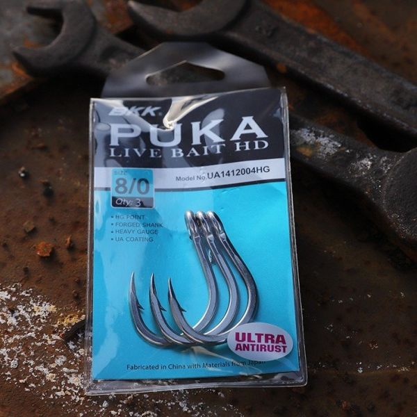 BKK Puka Livebait HD Olta İğnesi 5/0 4 Pcs