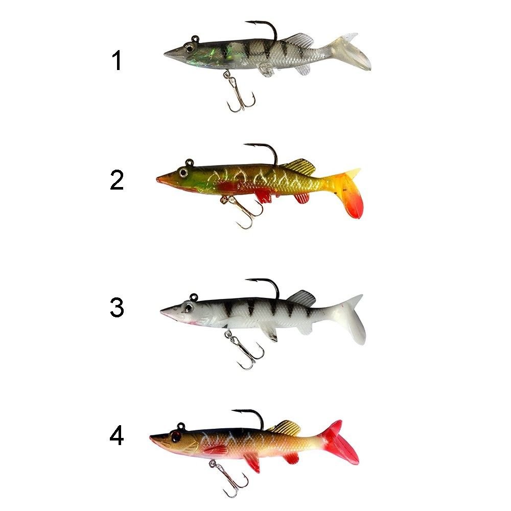 Captain 3547 Steady Pike Soft 12cm Turna Silikonu Suni Balık 3