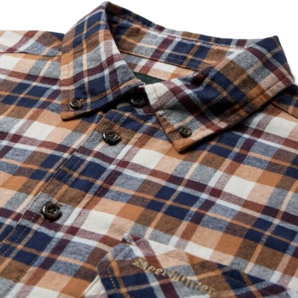 DEERHUNTER Charles Kahverengi Kareli Gömlek 41/42