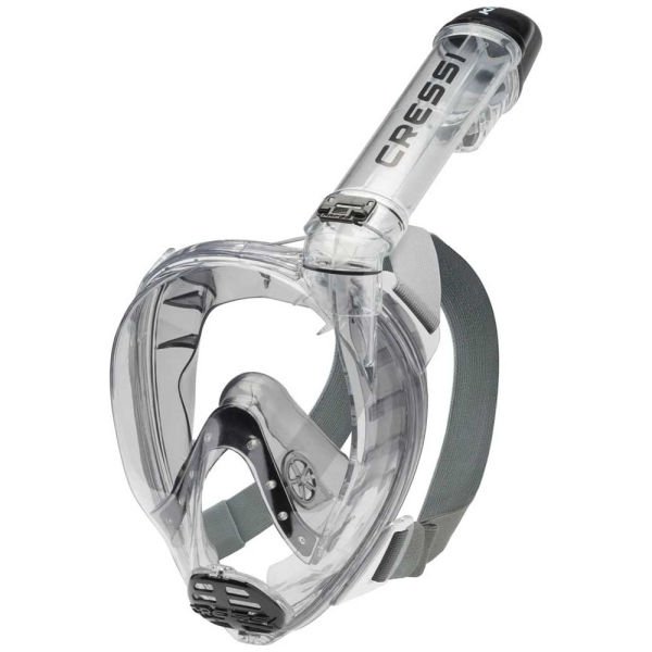 Cressi Knight Tam Yüz Maske SMOKED/CLEAR - M/L