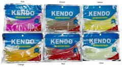 Kendo 10 cm Lrf Silicones Worm (Kokulu) 10 adet Yellow