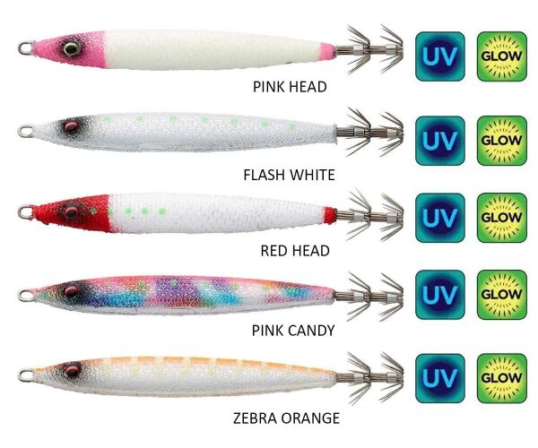 Savage Gear Squid Finger 8cm 35gr Sahte Balık Pink Head