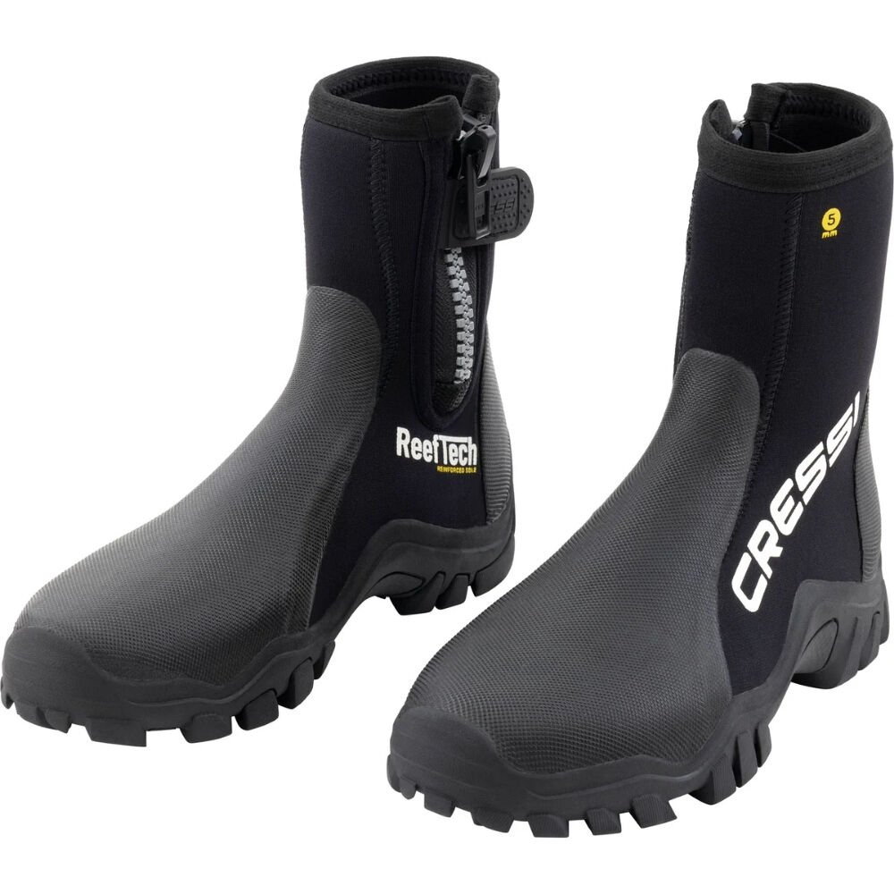 Cressi Reeftech RS Dalış Çizmesi BLACK - 5MM - XS -36-37