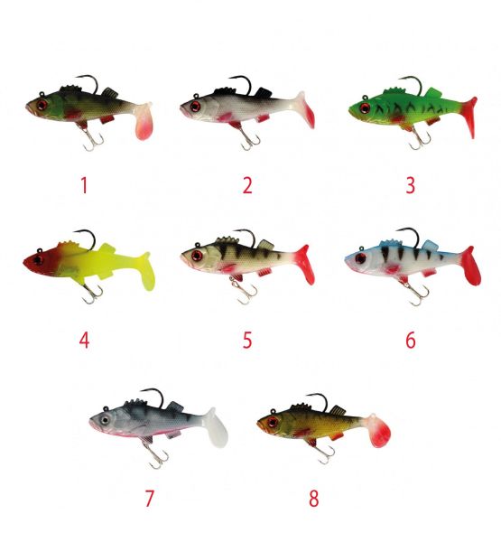 Captain 3549 Bebeto Soft 10cm Levrek Silikonu Suni Balık 8