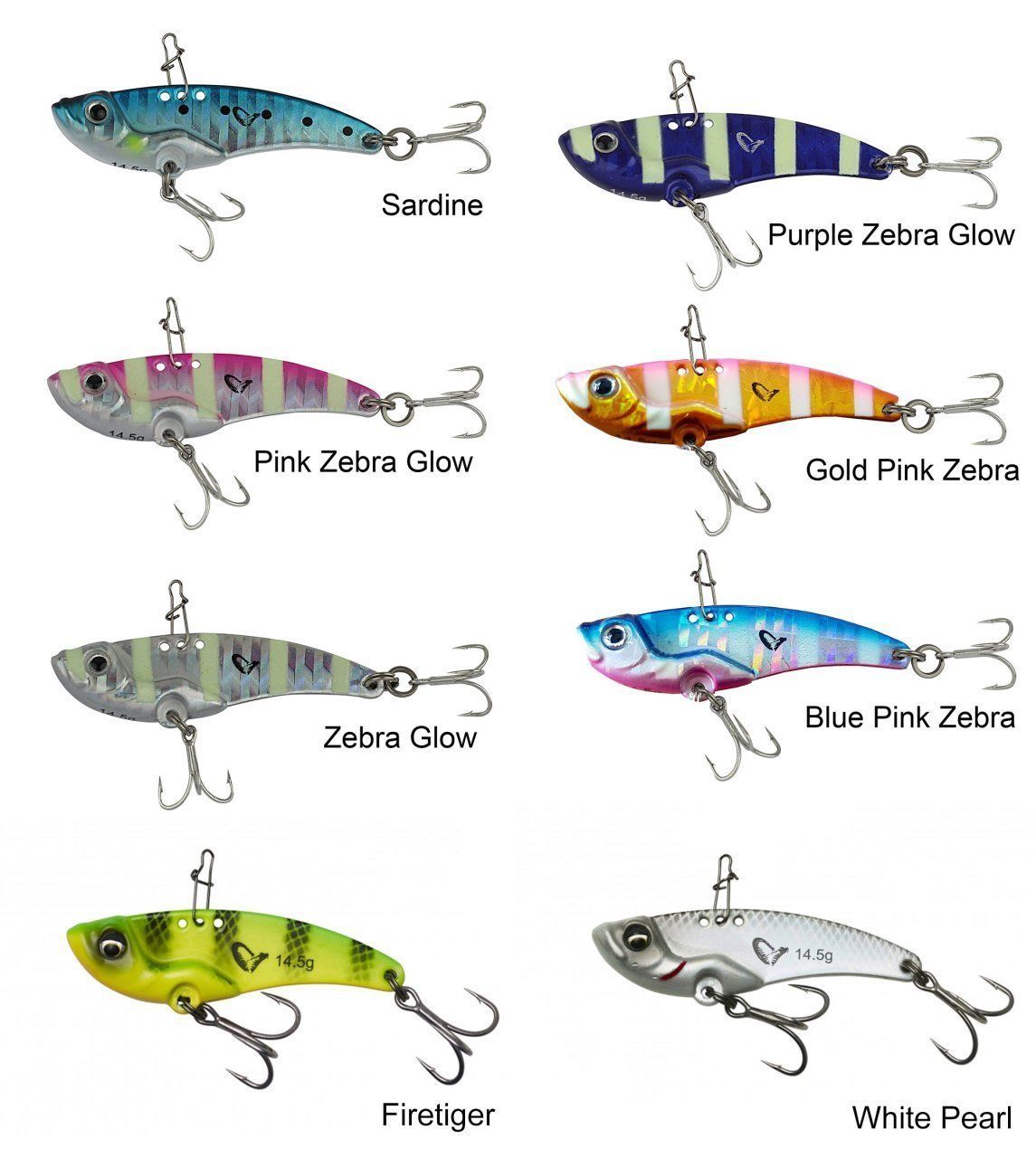 Savage gear 3D VIB Blade 3,5 cm 4gr Sahte Balık Glow Zebra