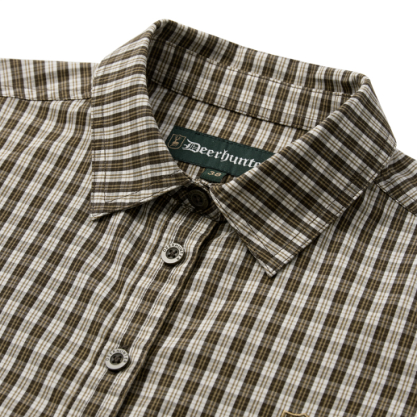 DEERHUNTER Lady Bridget Kahverengi KareliGömlek 38