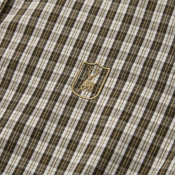 DEERHUNTER Lady Bridget Kahverengi KareliGömlek 38