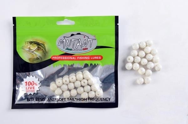 Mutant 3550 Walker Silikon Boli 20'li Paket Sunİ Balık Yemi Beyaz