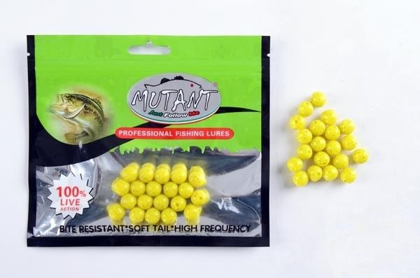Mutant 3550 Walker Silikon Boli 20'li Paket Sunİ Balık Yemi Sarı