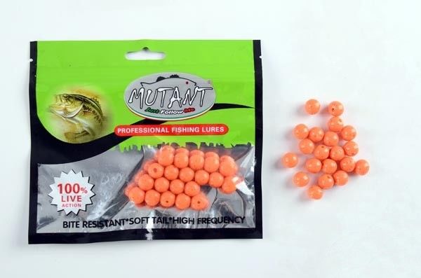 Mutant 3550 Walker Silikon Boli 20'li Paket Sunİ Balık Yemi Turuncu