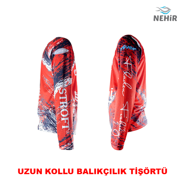 NEHİR DİJİTAL BASKILI UZUN KOL - NHR 3XL