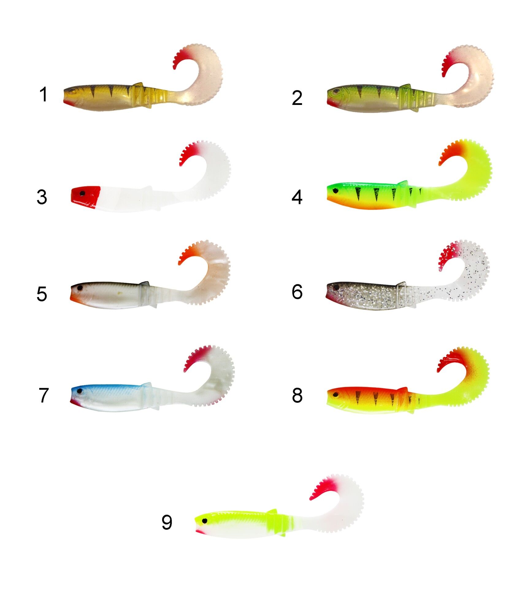 Captain 3571 Taifun Soft 10cm Levrek Silikonu 5'li Paket Suni Yem 2