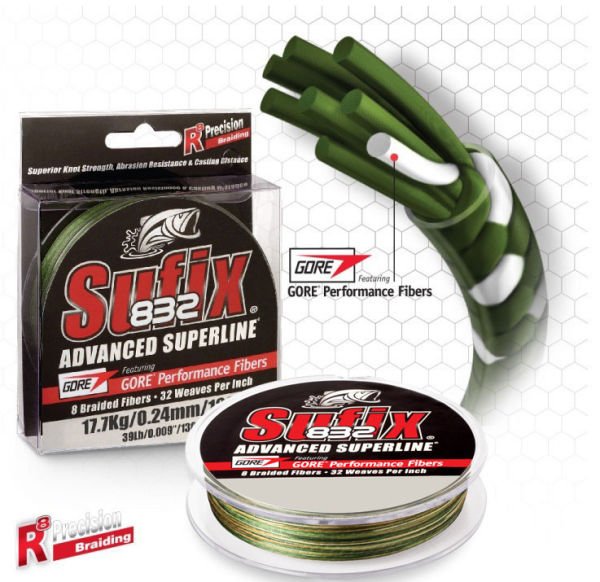 Sufix 832 Advanced İp Misina CAMO - 0.20MM - 120MT - 13.5KG