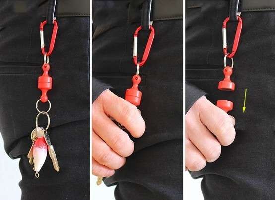 Captain 7683 Çok Amaçlı Mıknatıslı Karabina Magnet Klips