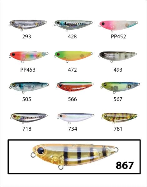 Zipbaits Fakie Dog Renk:452 5 cm 5g WDT Aksiyonlu Su Üstü LRF Sahtesi