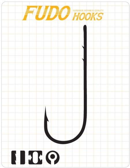 Fudo 6101 Worm SSB Black Nikel Uzun Pala Tırnaklı İğne 3