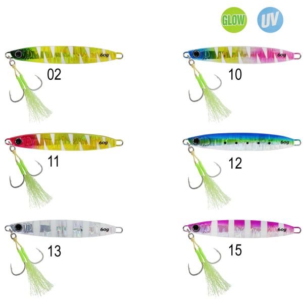 Captain 3630 Burneo Jigger 60gr Light Jig Suni Yem 10