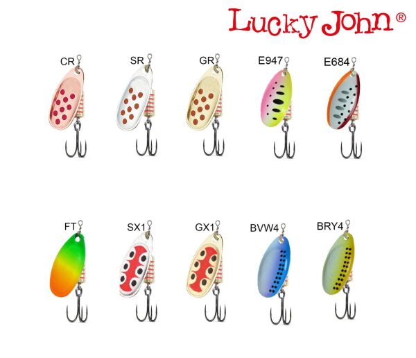 Lucky John Spin X Round Döner Kaşık 11 Gr No:4 FT