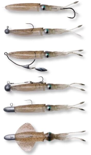 Savage gear Swim Squid 12.5cm 11g 3 Adet Sahte Balık Brown