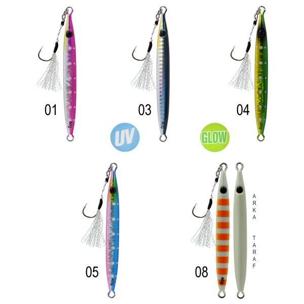 Captain 3631 Crawler Jigger 40gr Light Jig Suni Yem 03